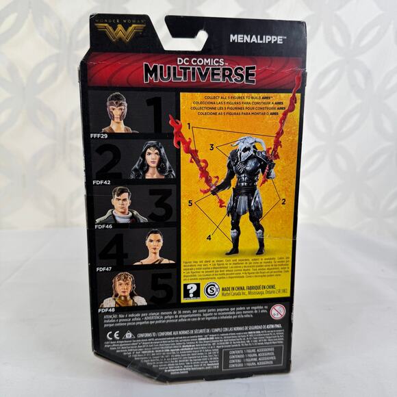DC Comics Multiverse MENALIPPE Wonder Woman Movie figure Ares Swords BAF - Picture 4 of 5
